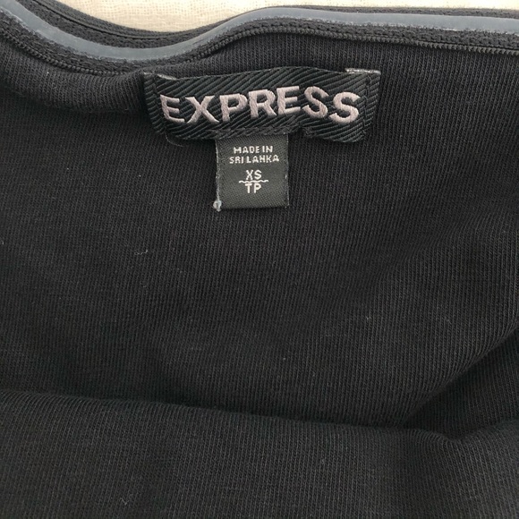 Express Ruffle Hem Tube Top - Picture 2 of 2